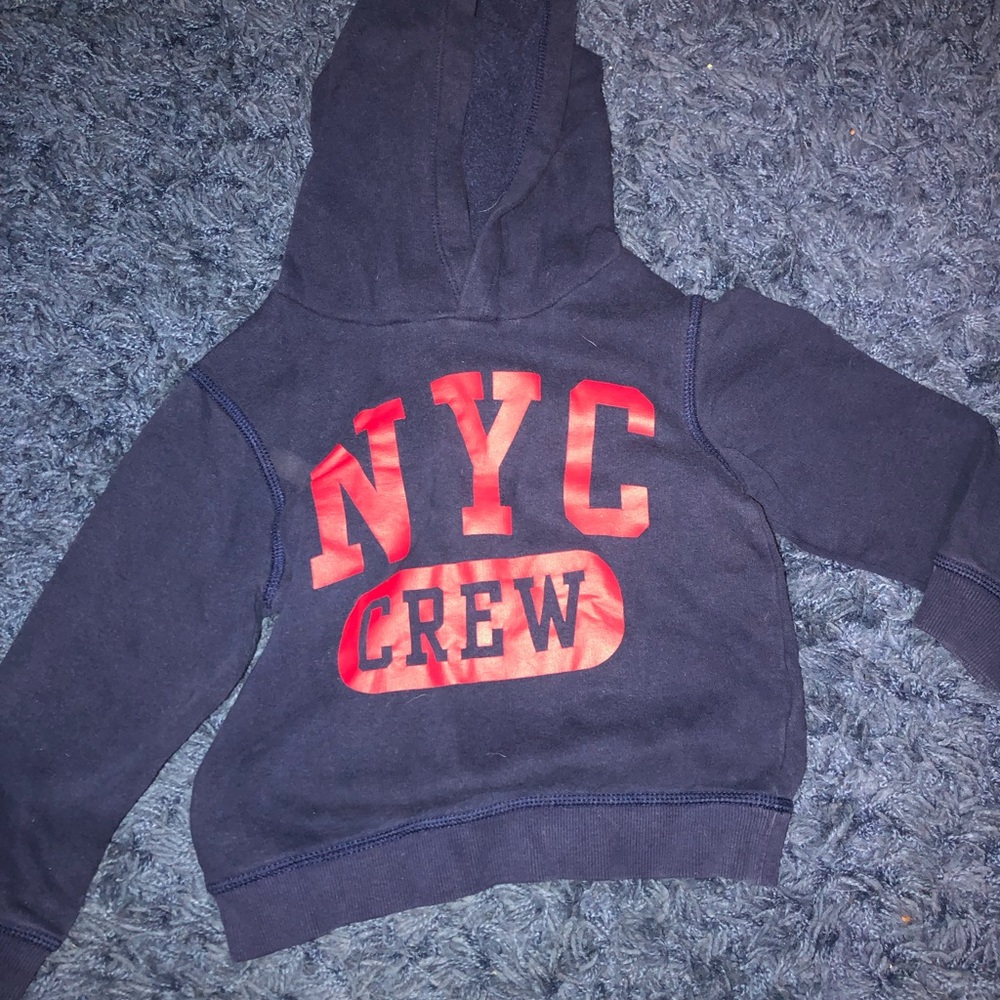 Blue toddler hoodie